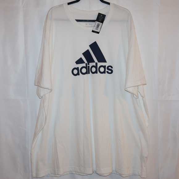 adidas Other - Adidas White Tee / Navy Logo